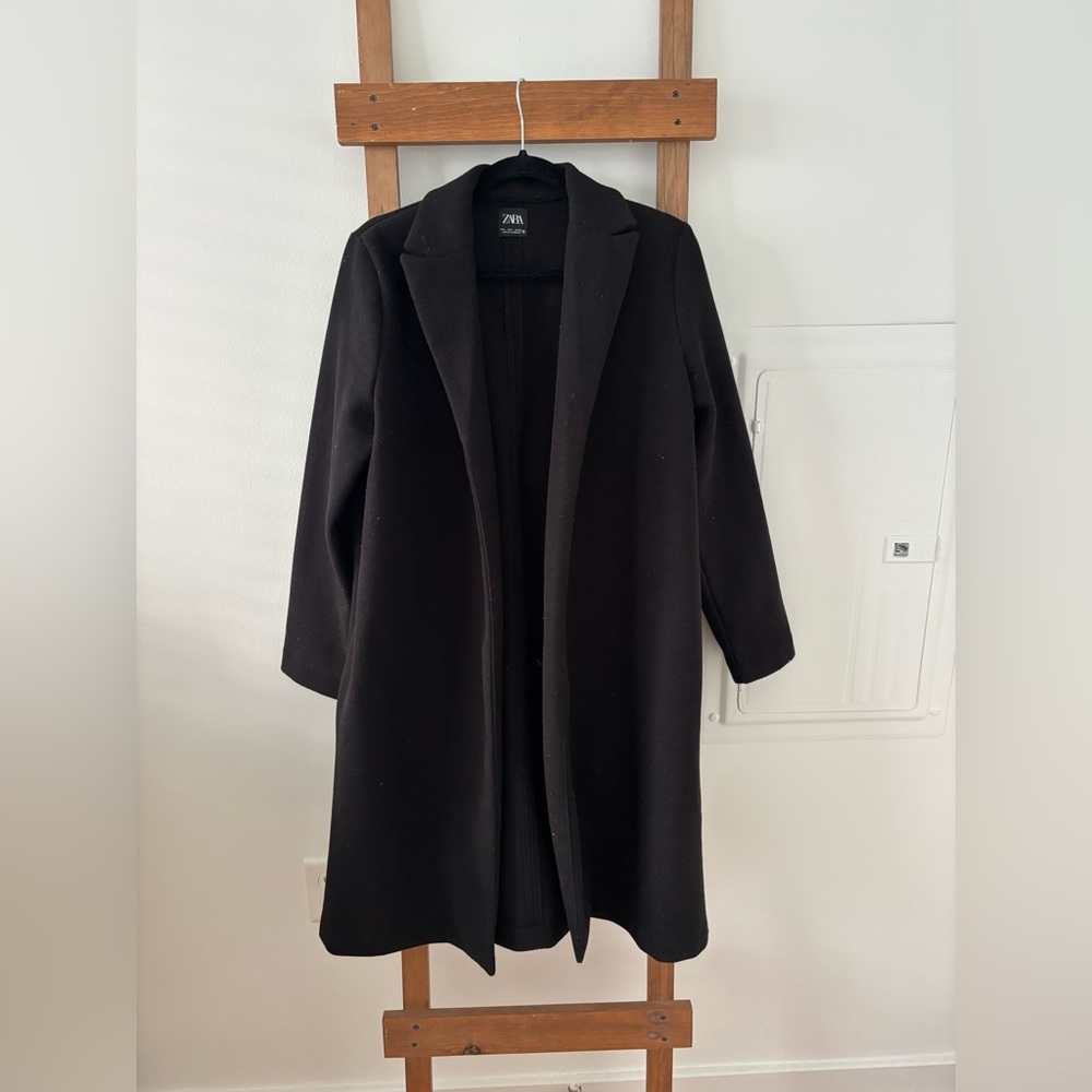 Zara Women's Classic Black Trench Coat